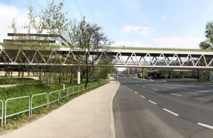 Kétszintes üveghidat épít a Bosch Budapesten bosch híd budapest